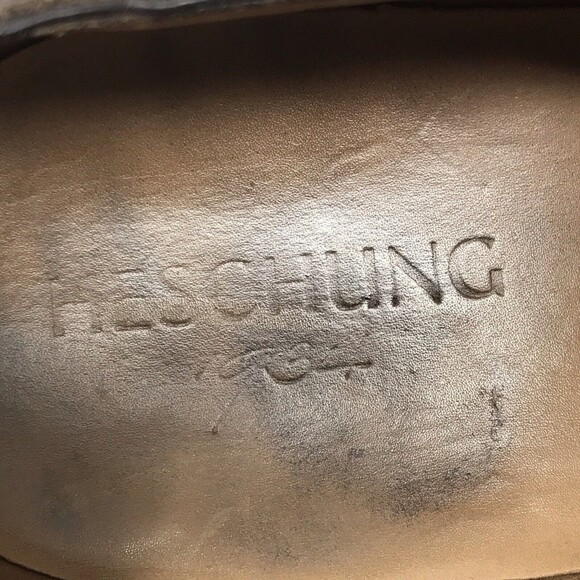 Heschung Men\'s Yucca Shoes Size 10.5 Brown Textured Leather Derby Goodyear Welt main image 6